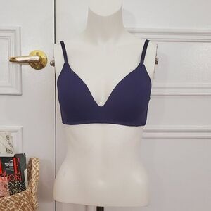 New Joe Fresh Wireless T Shirt Bra in Dark Blue- 36B